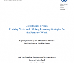 International Labour Office (ILO): Global Skills Trends, Training Needs and Lifelong Learning Strategies for Future of Work